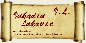 Vukadin Laković vizit kartica